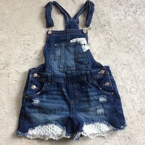 Adorable Jordache Jean Overall Shorts